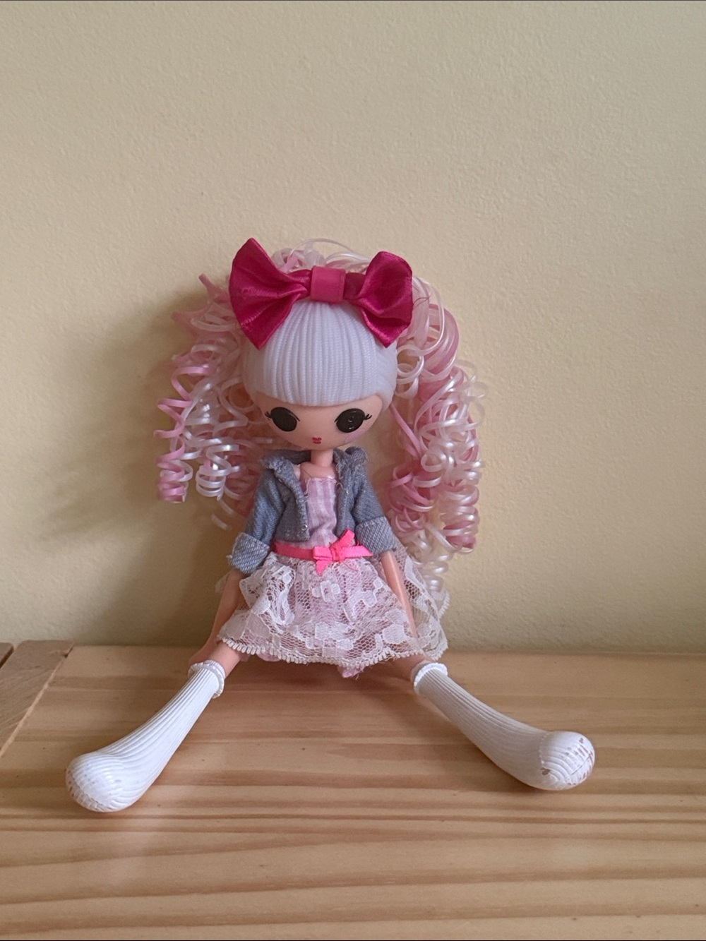 Lalaloopsy Girls Suzette La Sweet Doll 2014 Pink & White Curly Hair